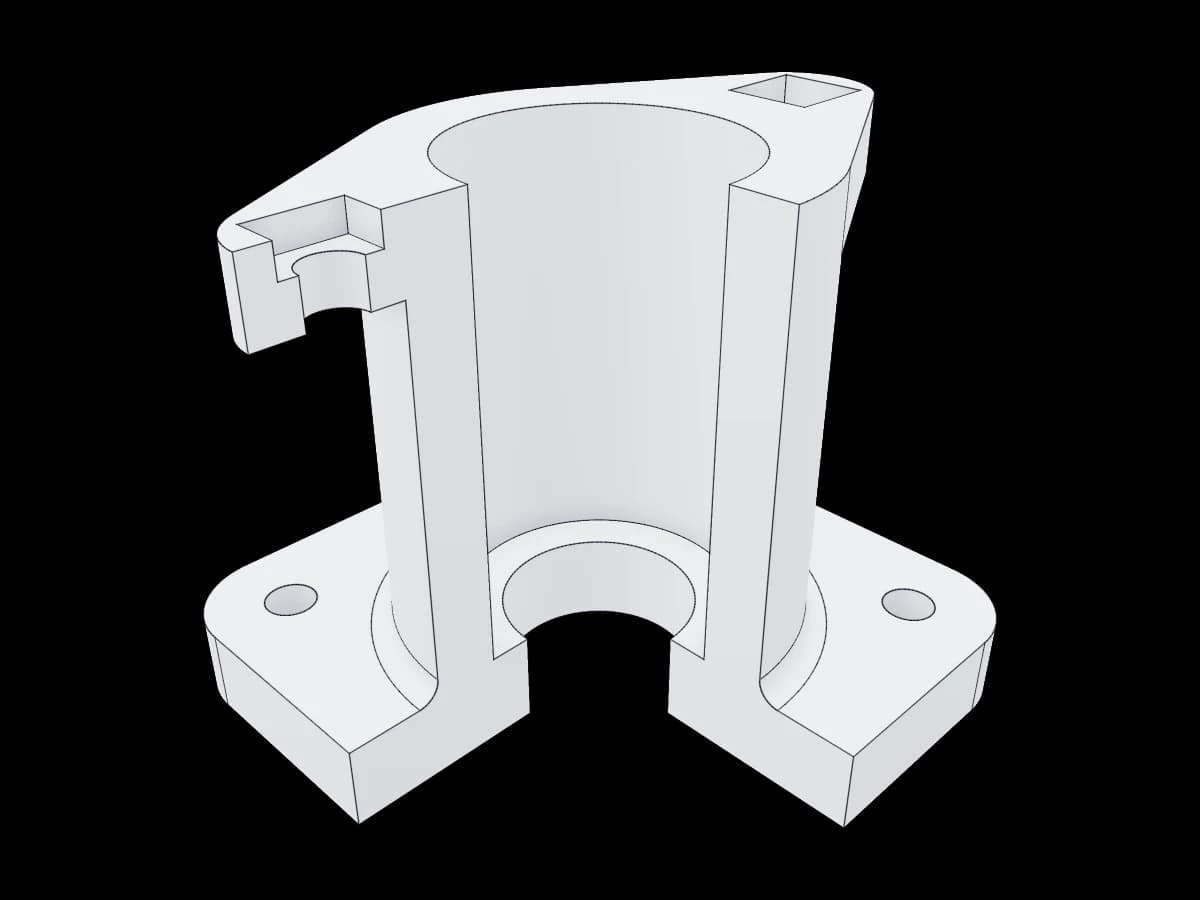 Quarter-Sectioned Industrial Housing