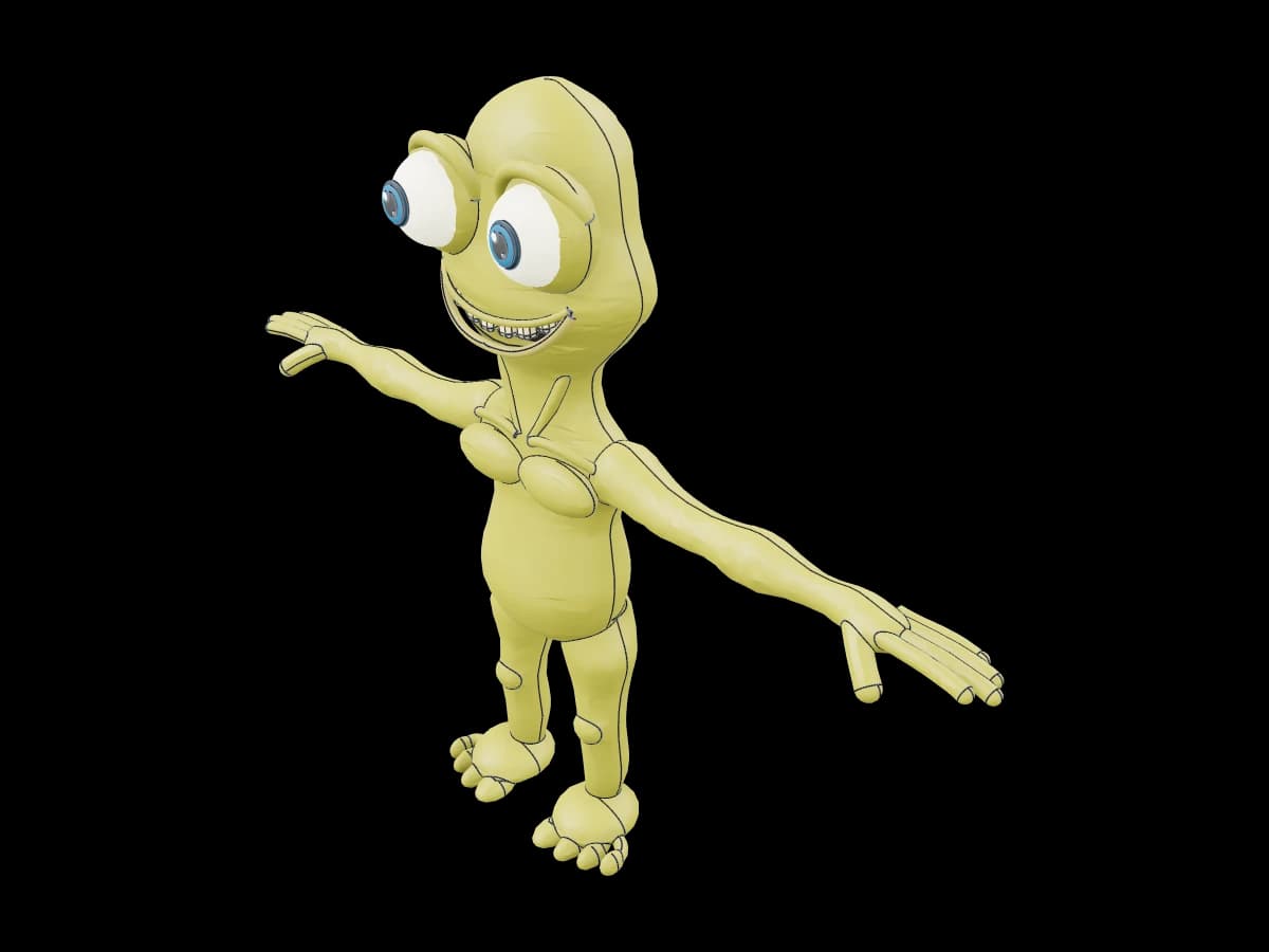 Stylized Creature Digital Model