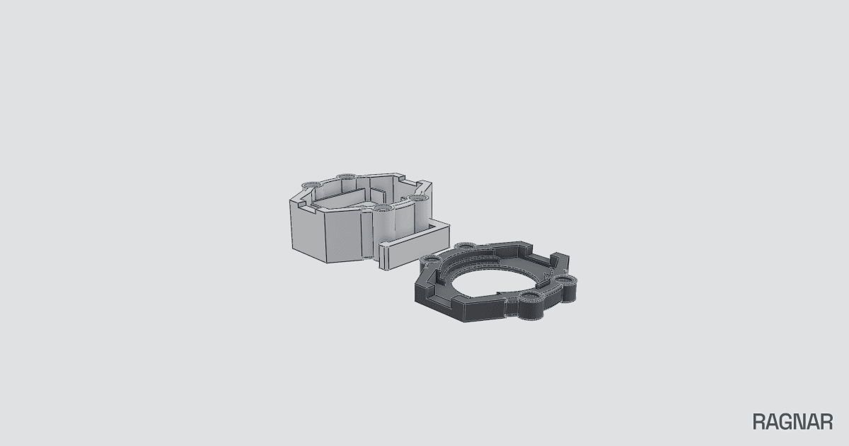 Round ESP32 LCD Case