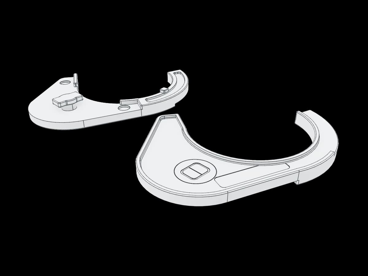 Camera Lens Mount Plate
