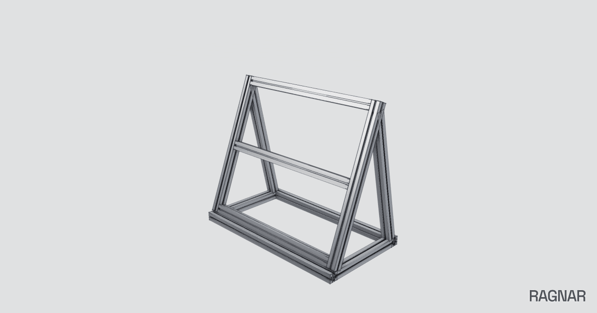 Aluminum extrusion frame