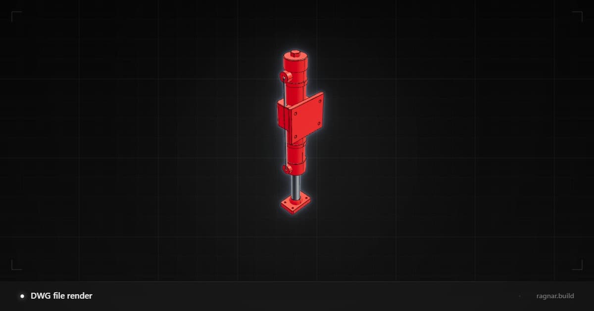 DWG file render
