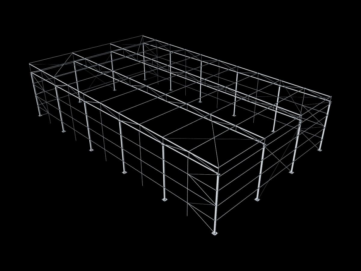 Industrial Steel Frame Building