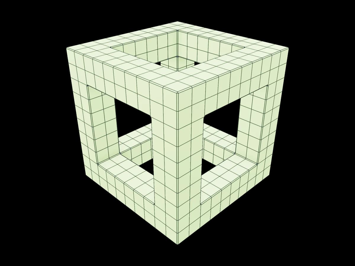 Hollow Centerless Cube