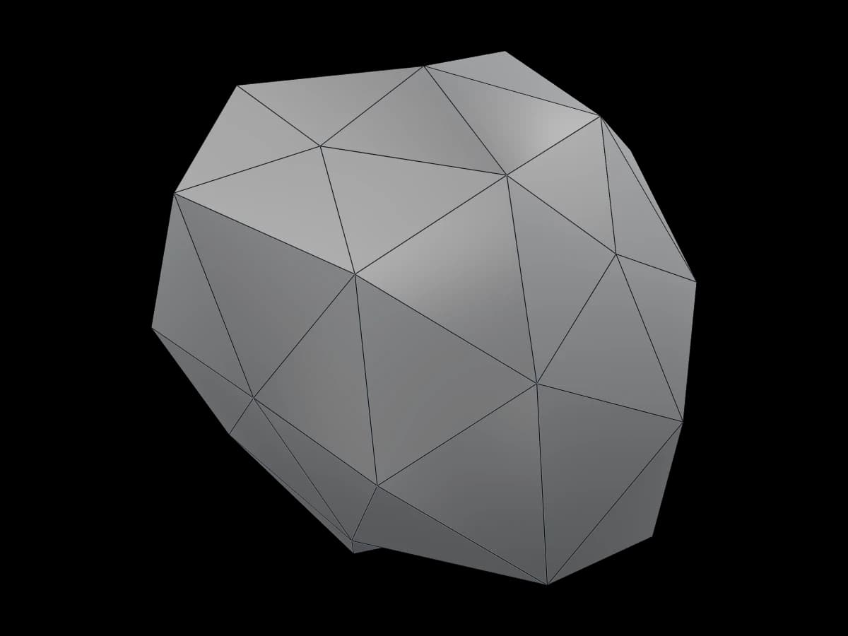Geometric Style Asteroid