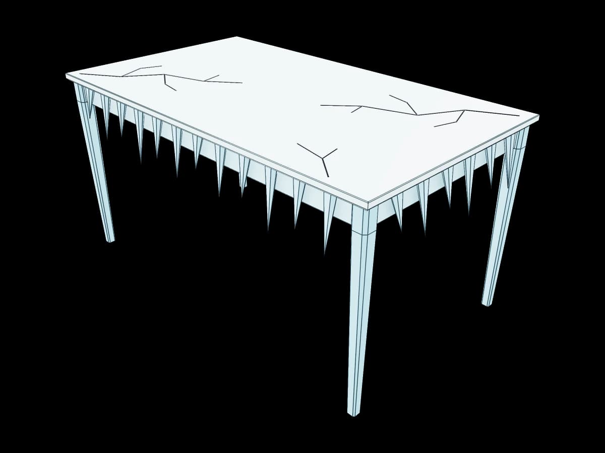 Ice Themed Table