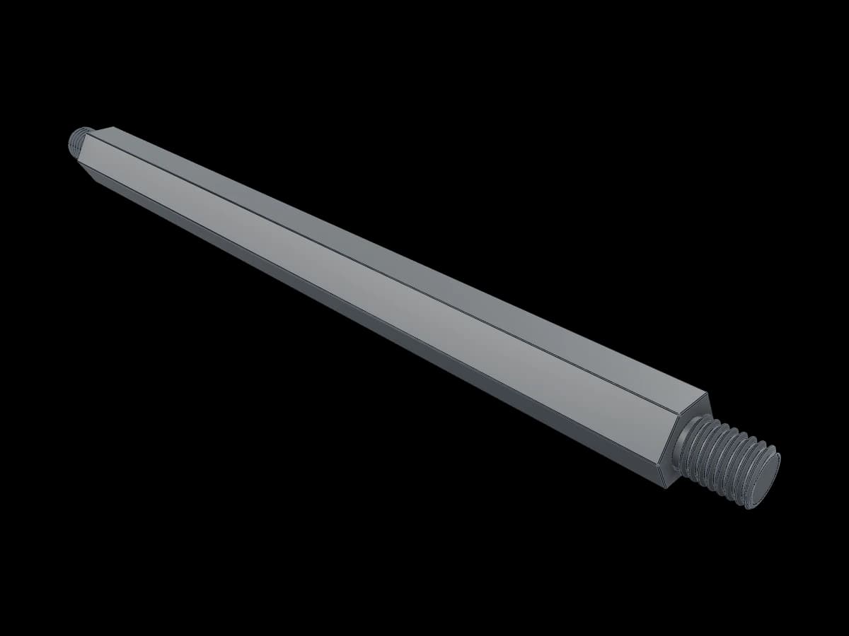 Threaded Hexagonal Shaft