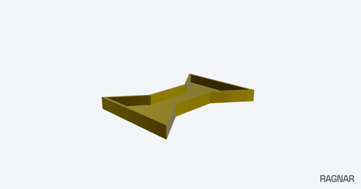 Hourglass Storage Tray