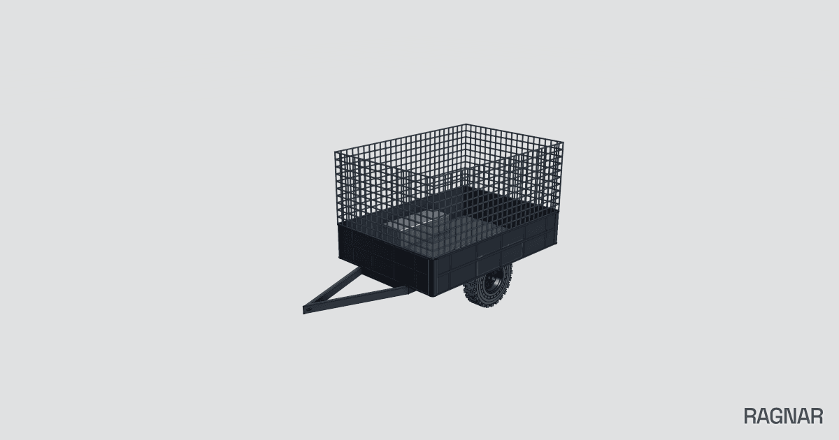Off-road sugarcane trailer
