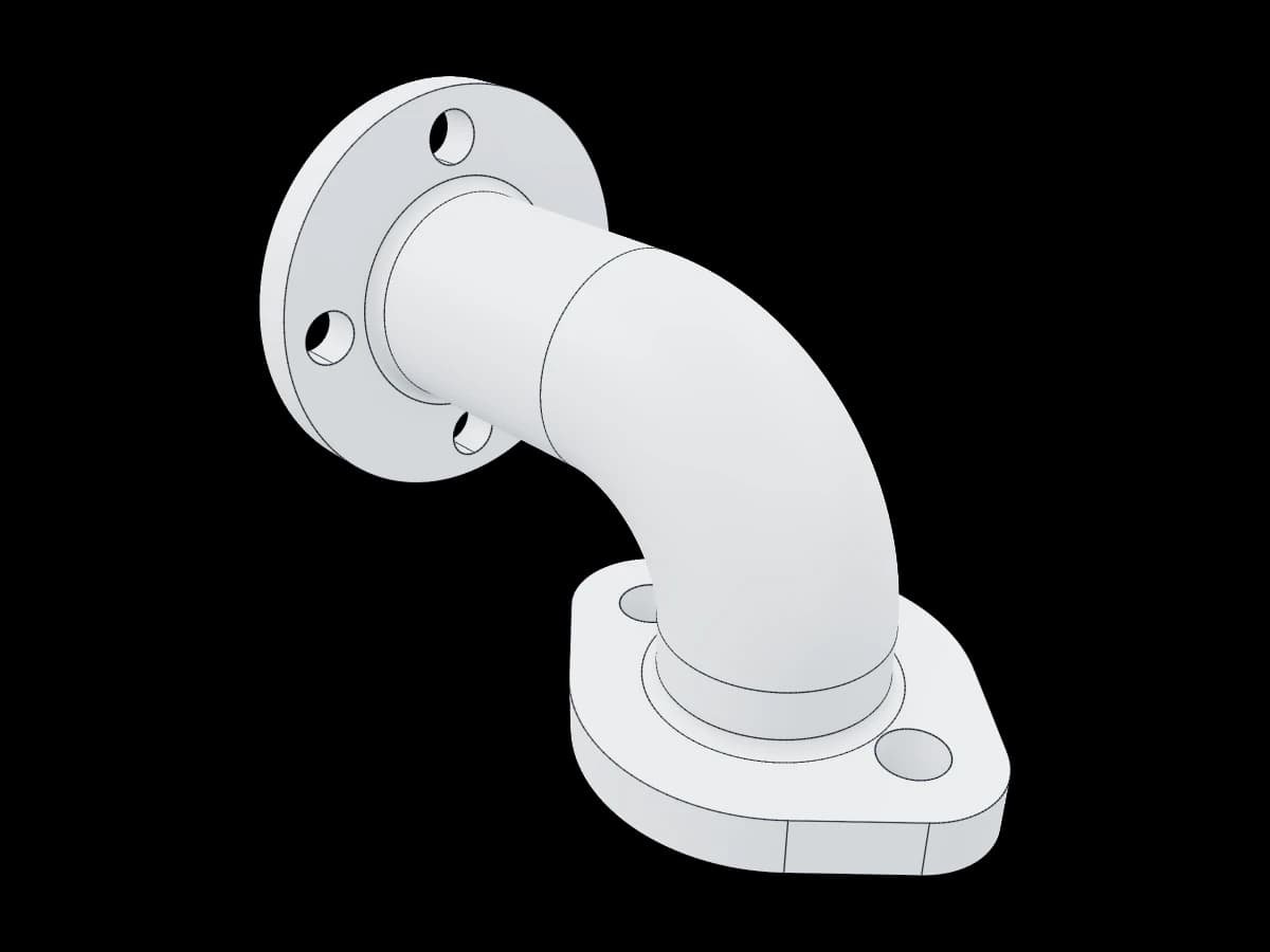 G-2 Flanged Elbow Pipe