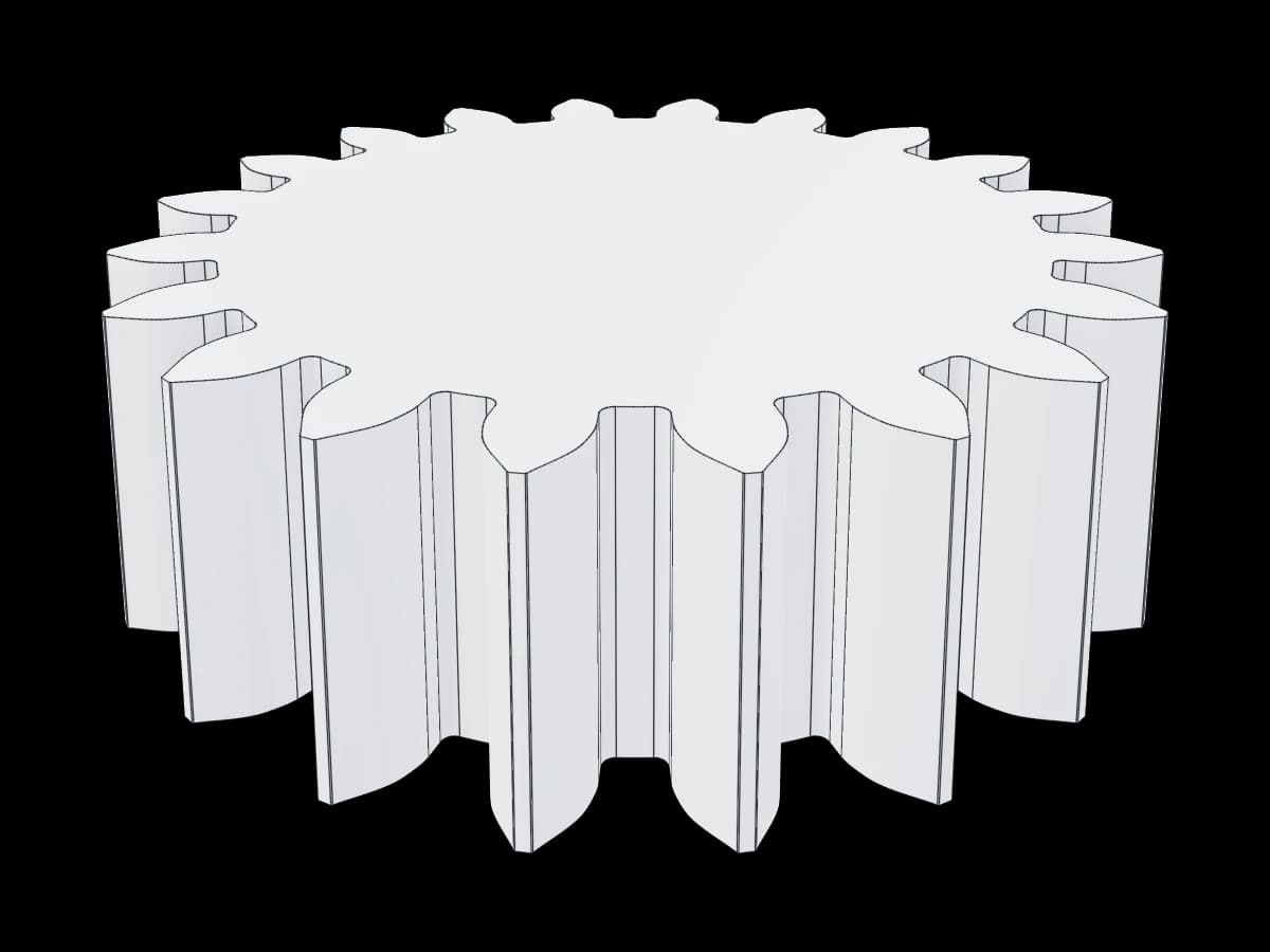 Engranaje De Veinte Dientes