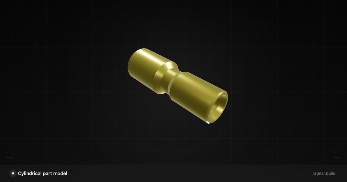 Cylindrical part model
