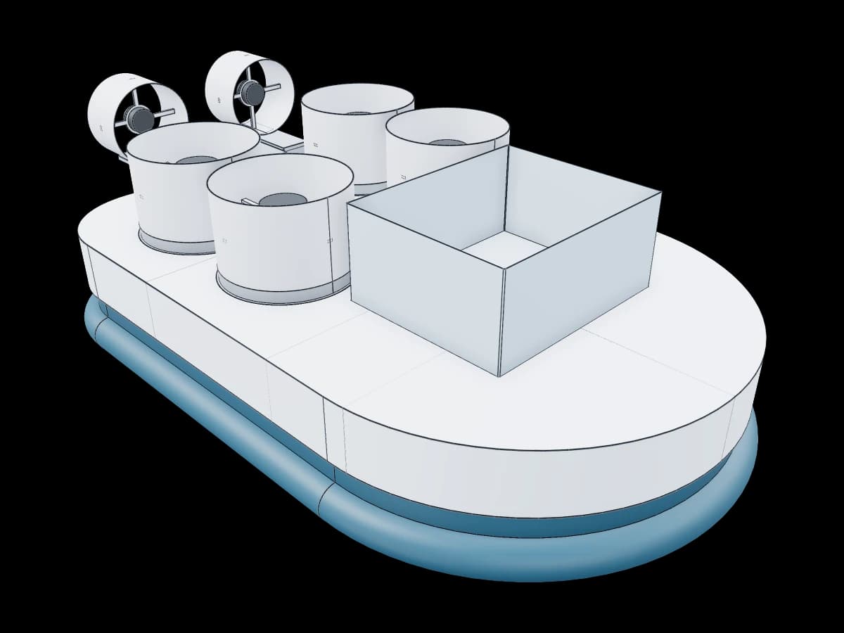 Modular Payload Hovercraft