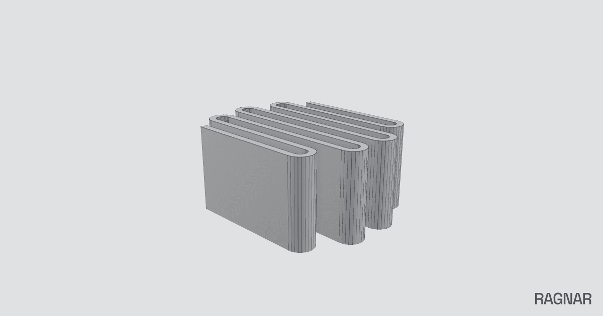 Serpentine Heat Sink