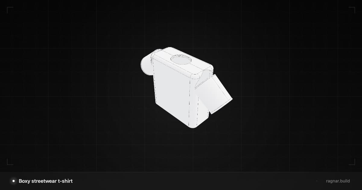 Boxy streetwear t-shirt