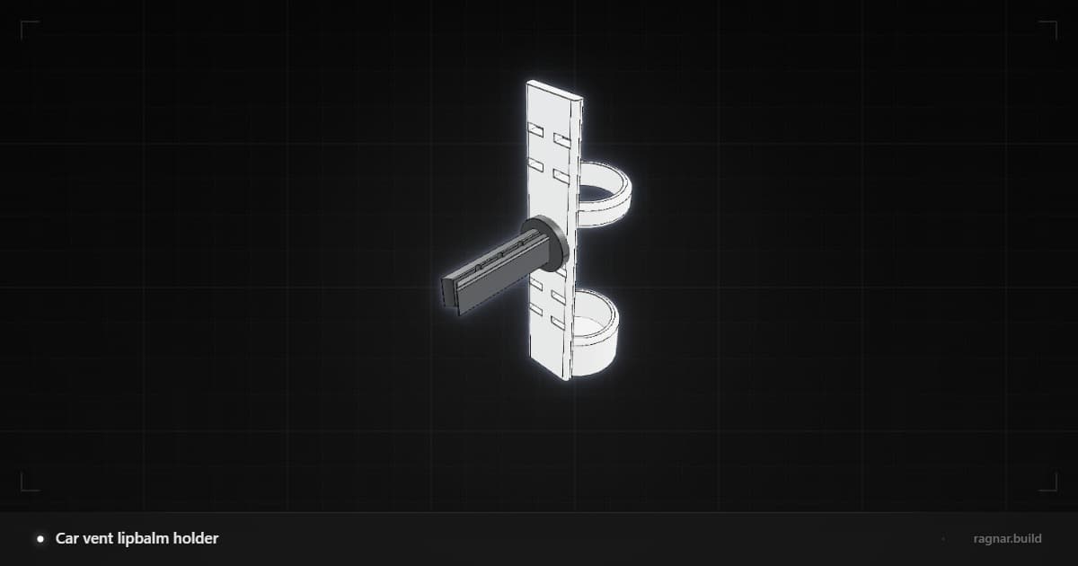 Vent-Mounted Drink Holder