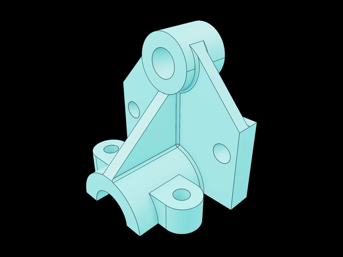 Reinforced Bearing Bracket