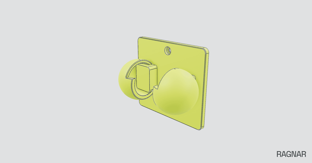 Padel racket holder