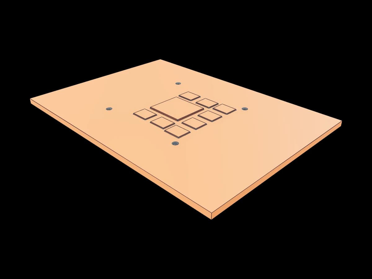 Copper GPU Coldplate