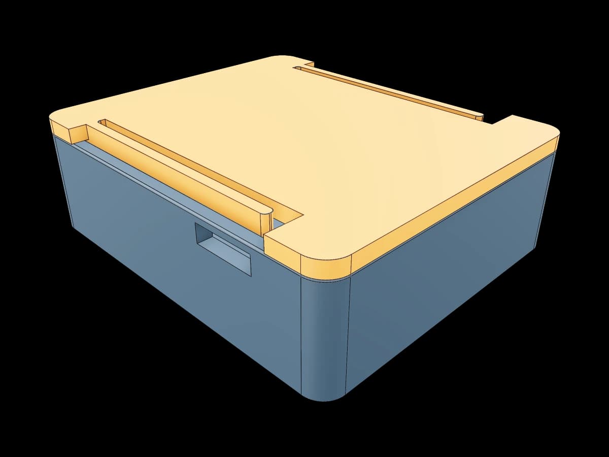 Pinch-Release Snap-Fit Box