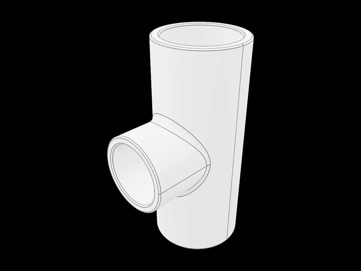 PVC Pipe Reducing Tee | Ragnar Gallery