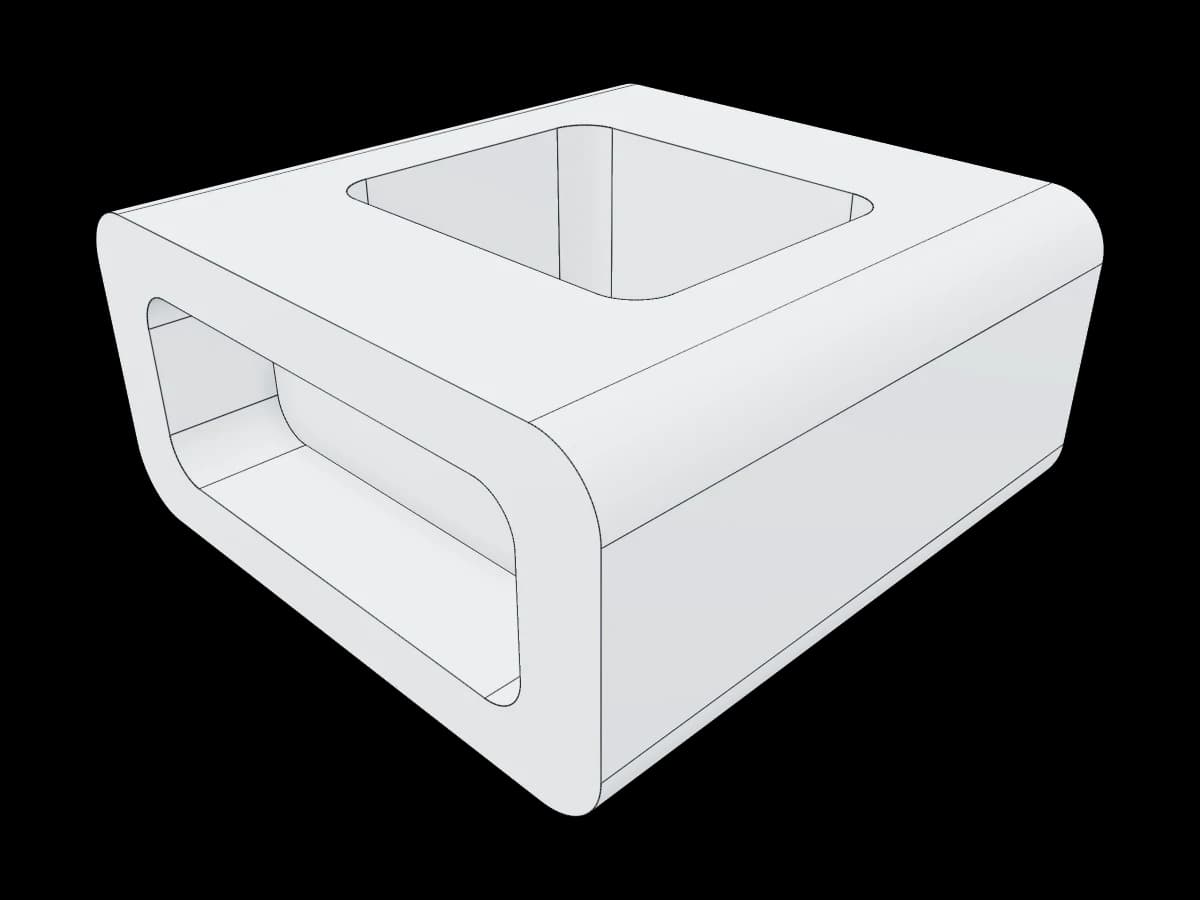 Recessed Machined Block