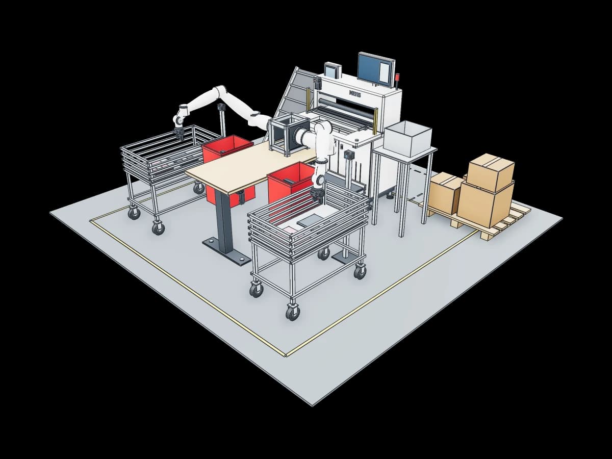 Autobagger Loading Robot Cell