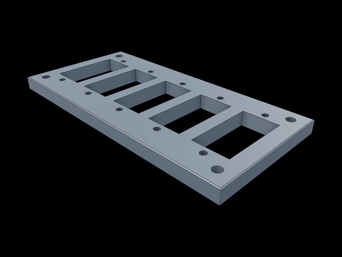 Robotic Servo Holder Plate