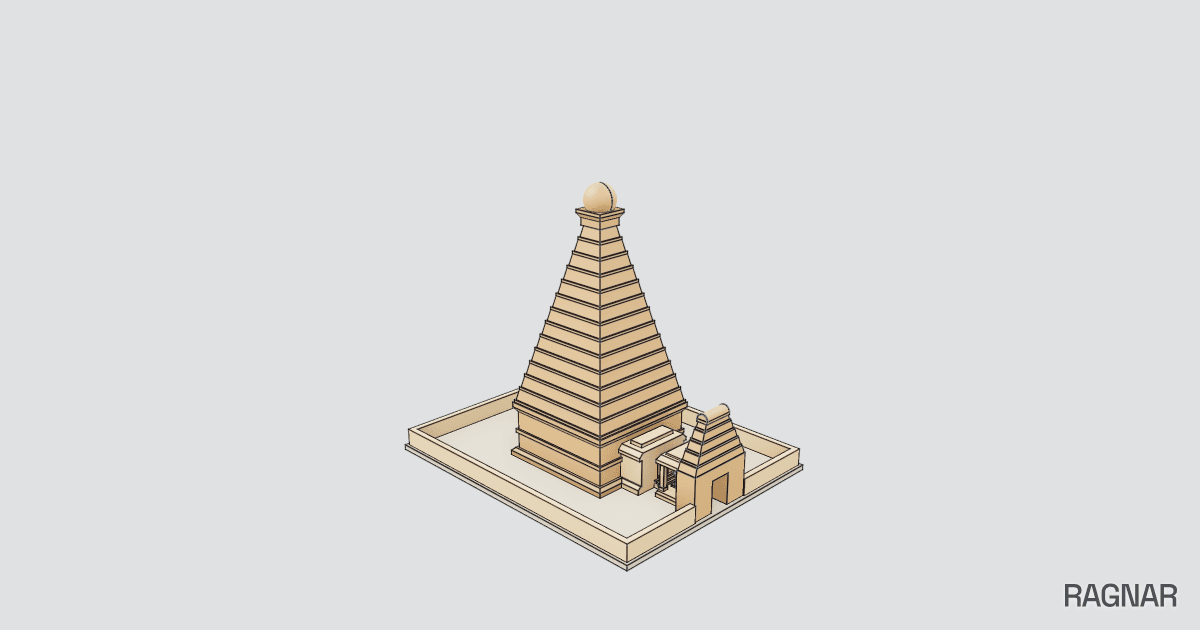 Brihadeeswarar Temple Model