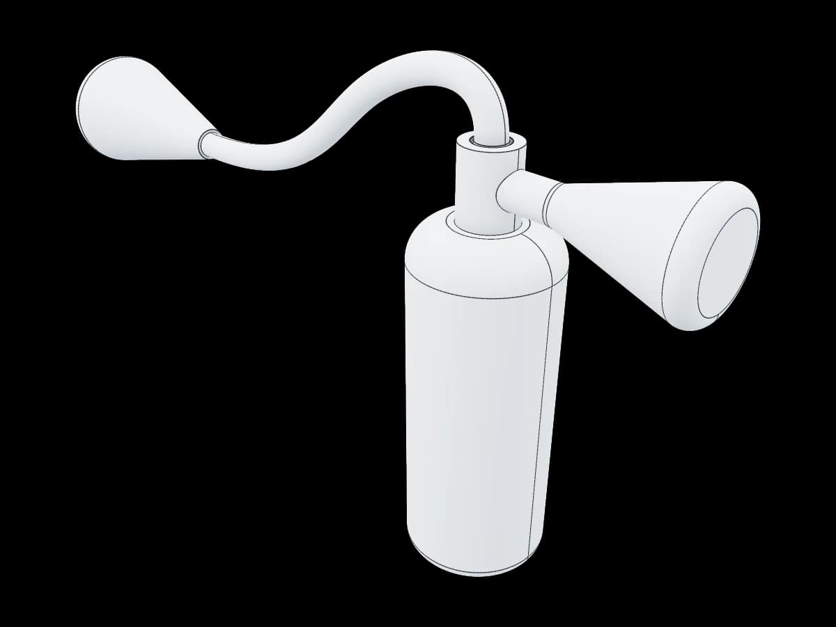 Industrial Bottle with Loop