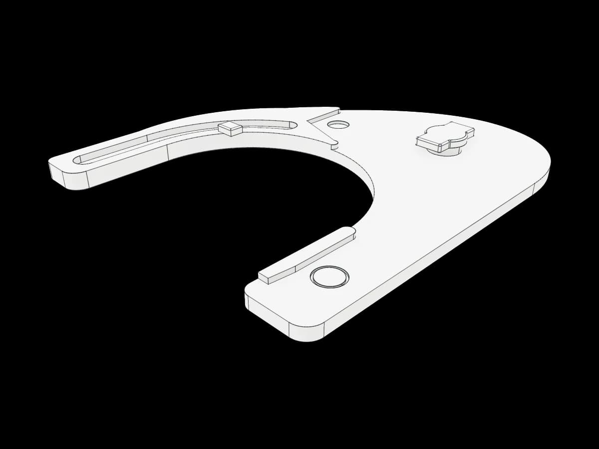 U-Shaped Mounting Plate