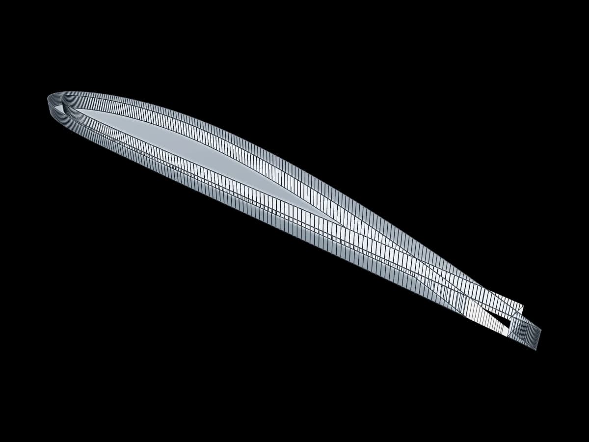 Glider wing rib