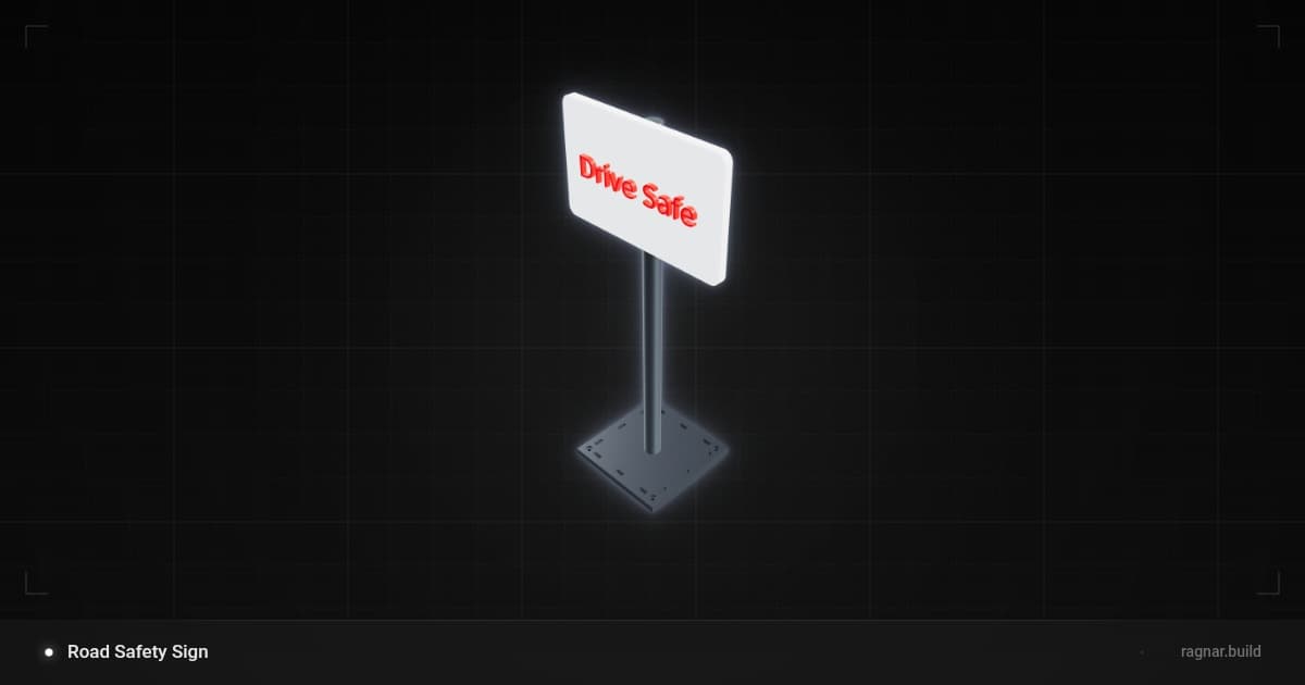 Road Safety Sign