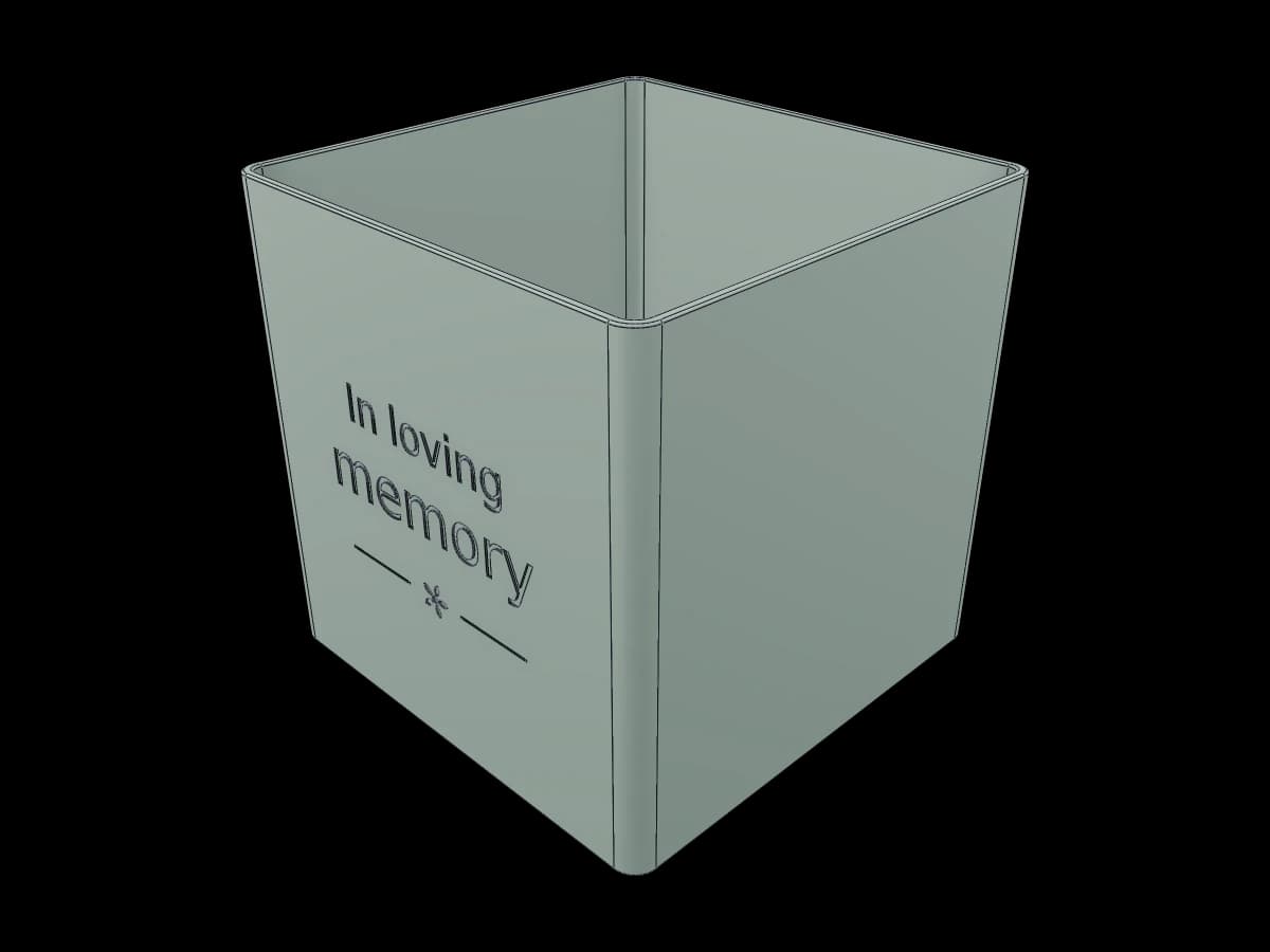 Flower Grave Box