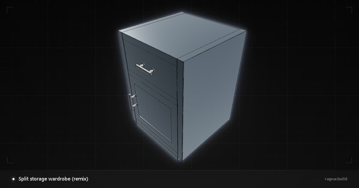 Split storage wardrobe (remix)