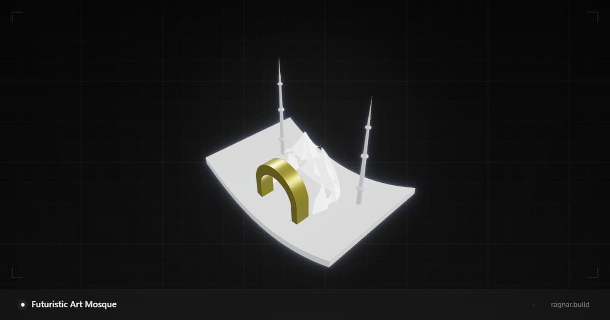 Futuristic Art Mosque
