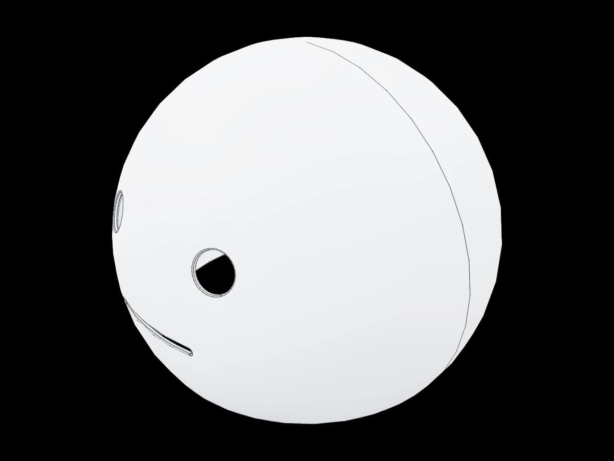 Sphere Helmet With Cutouts
