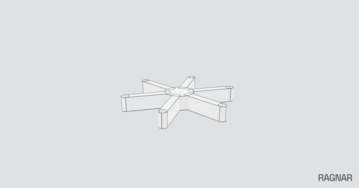 Food dispenser rotor