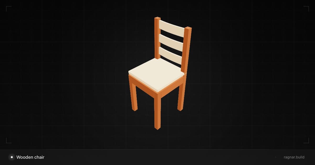 Wooden chair