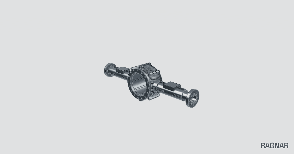 Rear axle housing