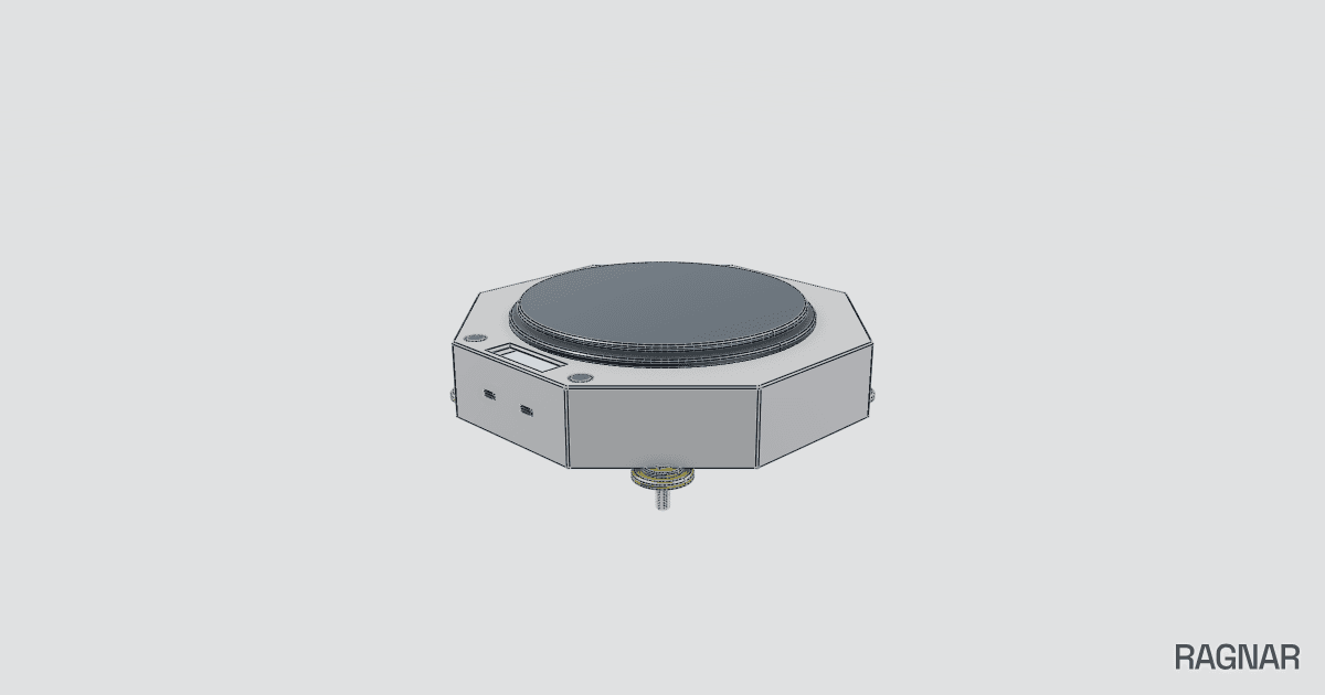 Octagonal electronic scale