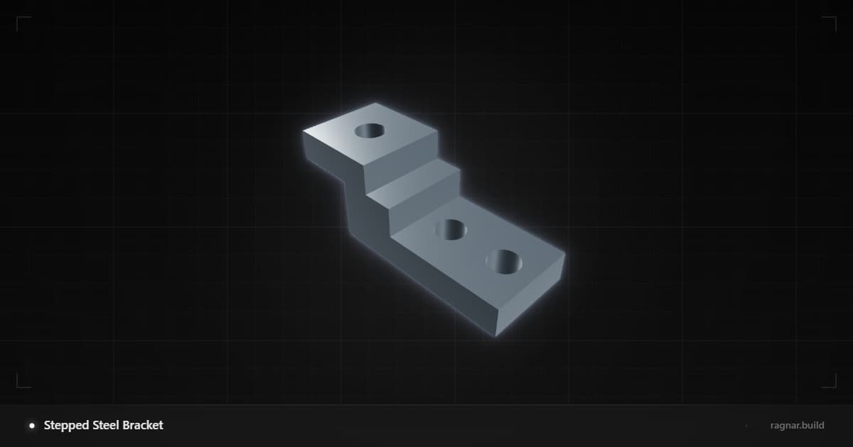 Stepped Steel Bracket