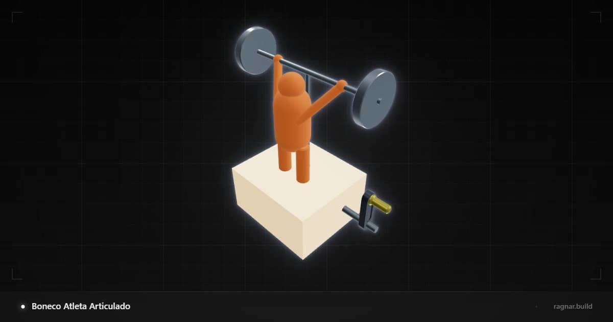 Boneco Atleta Articulado