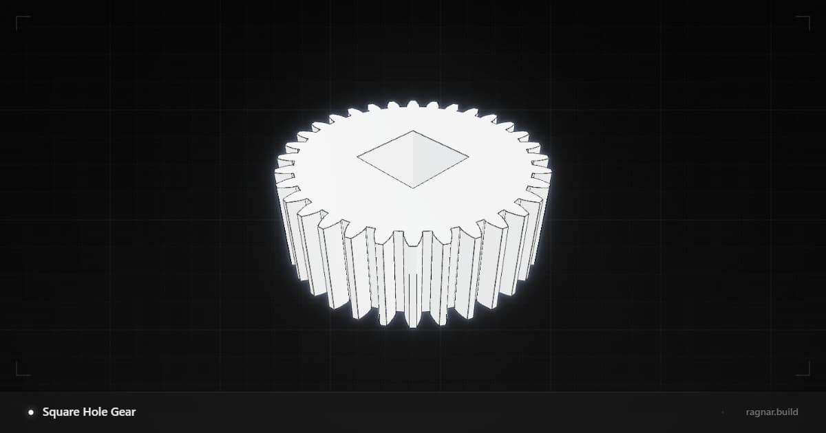 Square Hole Gear