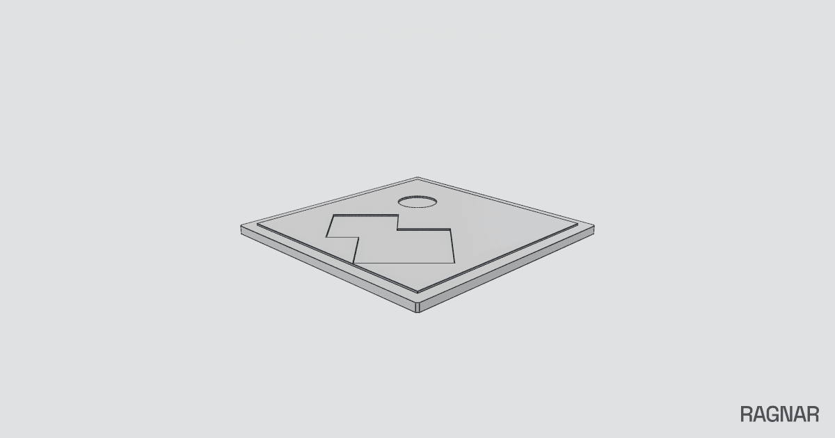 Chamfered plate edges