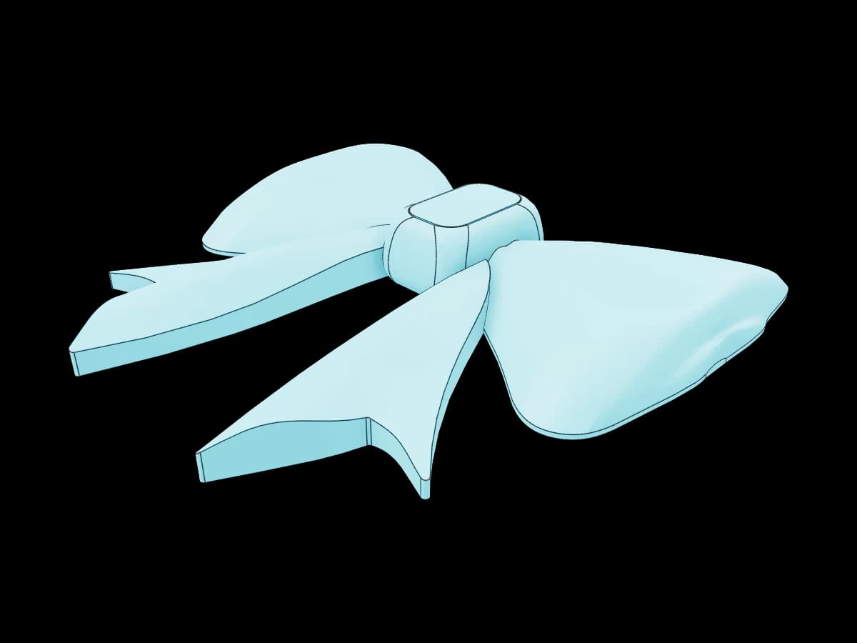 Decorative Symmetrical Bow