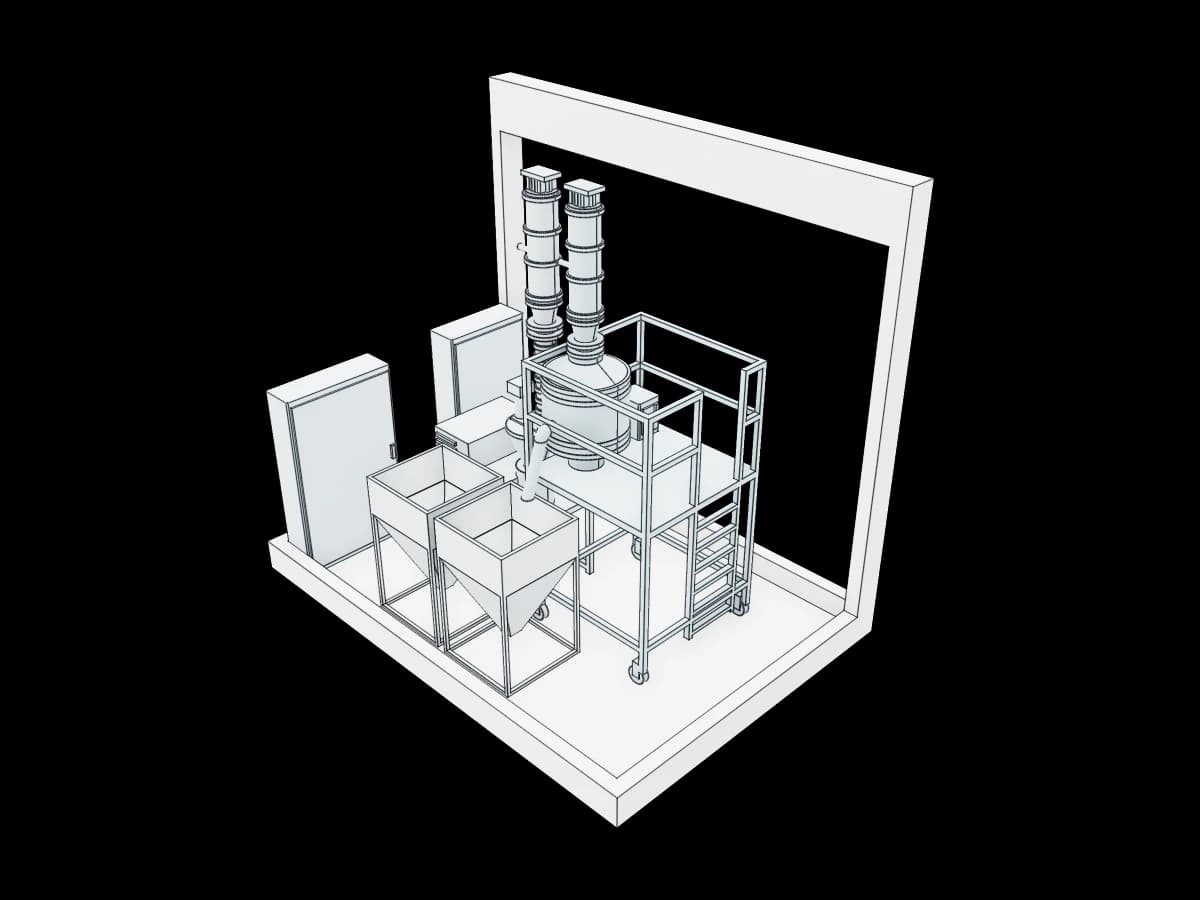 Industrial Processing Room Model