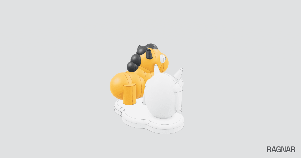 Doodle Animal Figurine