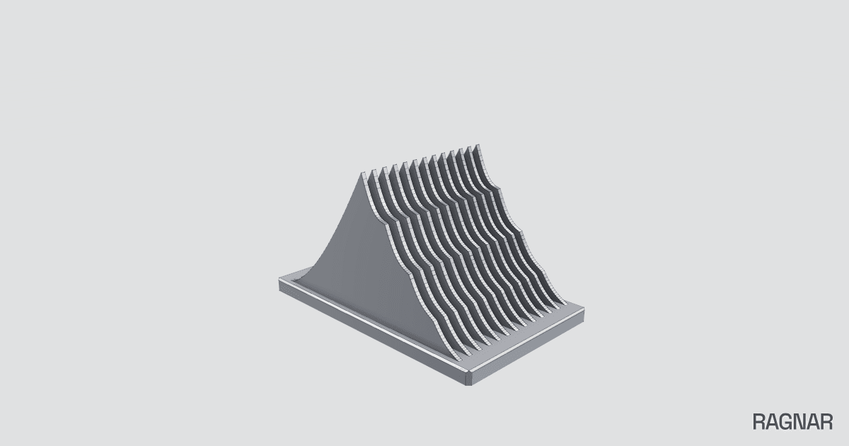 Owl wing heatsink