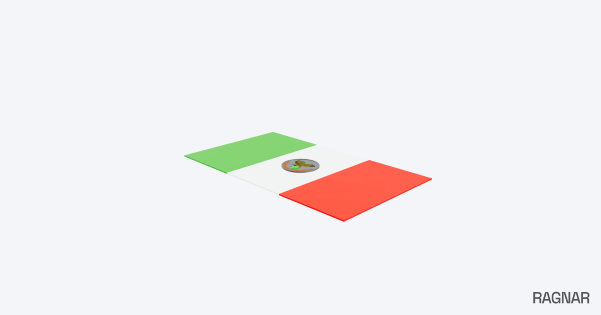 Mexican Flag Plate